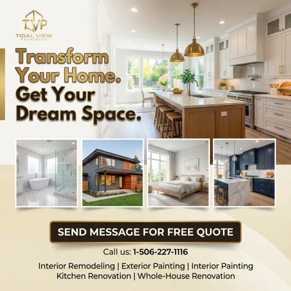 Tidal View Properties brand design by GrowLocal Labs