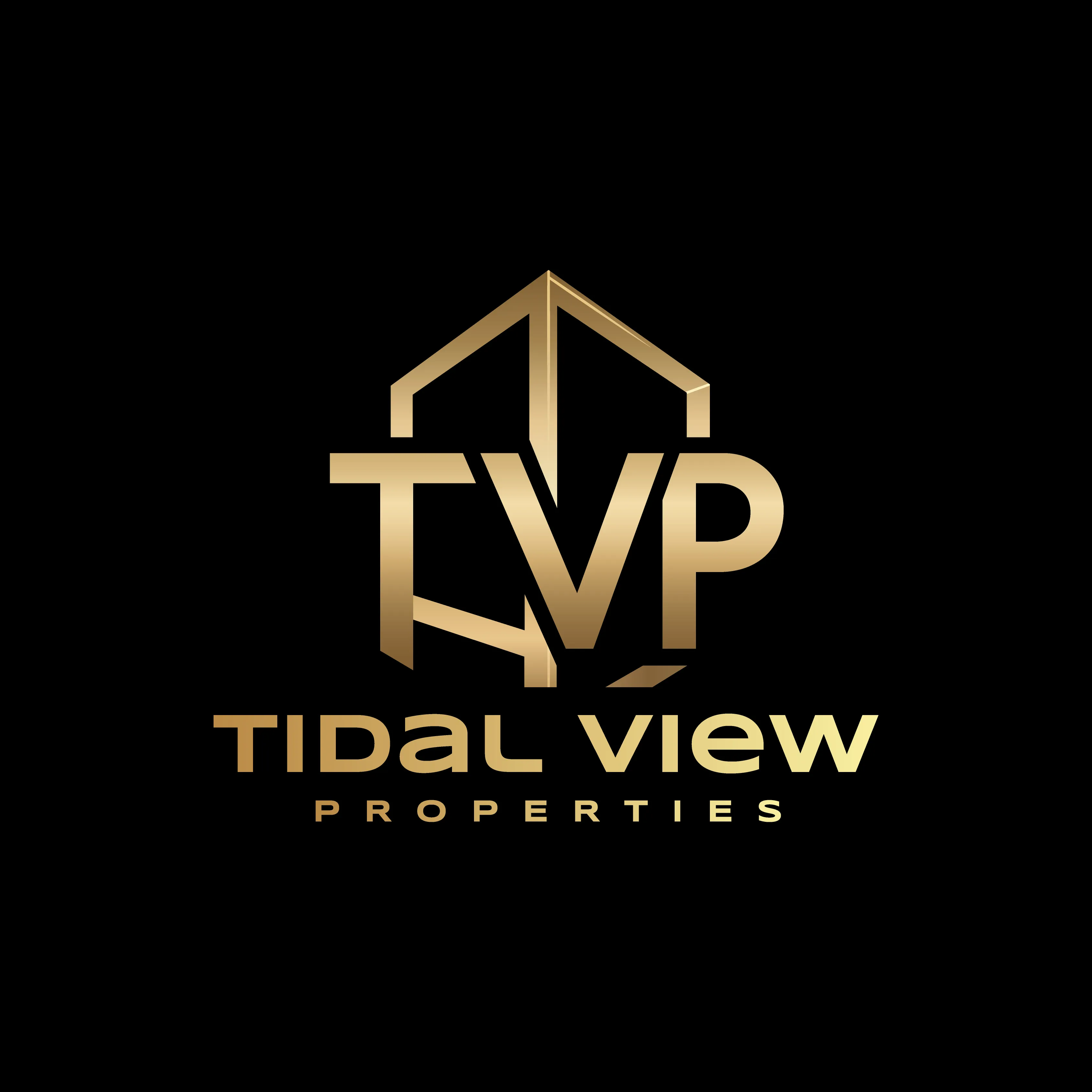 Tidal View Properties logo design by GrowLocal Labs
